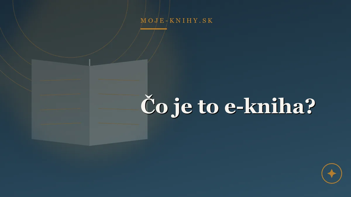 Ilustračný obrázok k článku: Čo je to e-kniha?