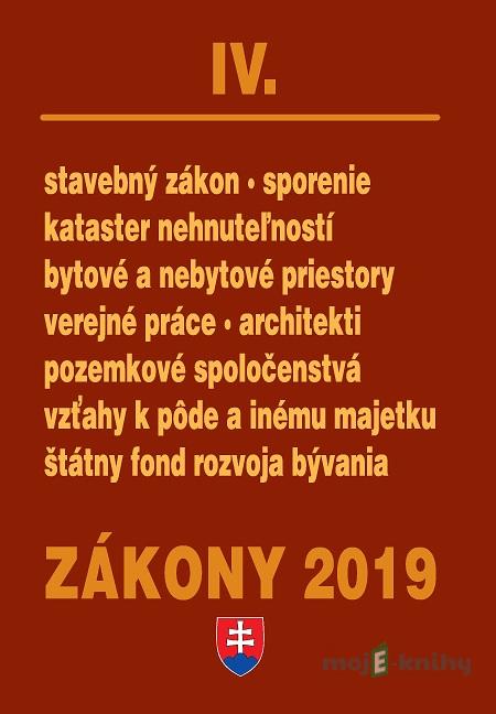 Zákony IV / 2019 Zákony IV / 2019
