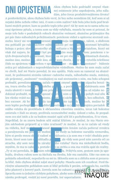 Dni opustenia - Elena Ferrante Dni opustenia - Elena Ferrante