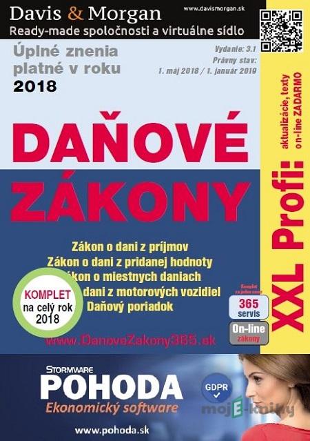 Daňové zákony 2018 SR XXL ProFi (díl první, vydání 3.1) - Kolektív autorov Daňové zákony 2018 SR XXL ProFi (díl první, vydání 3.1) - Kolektív autorov