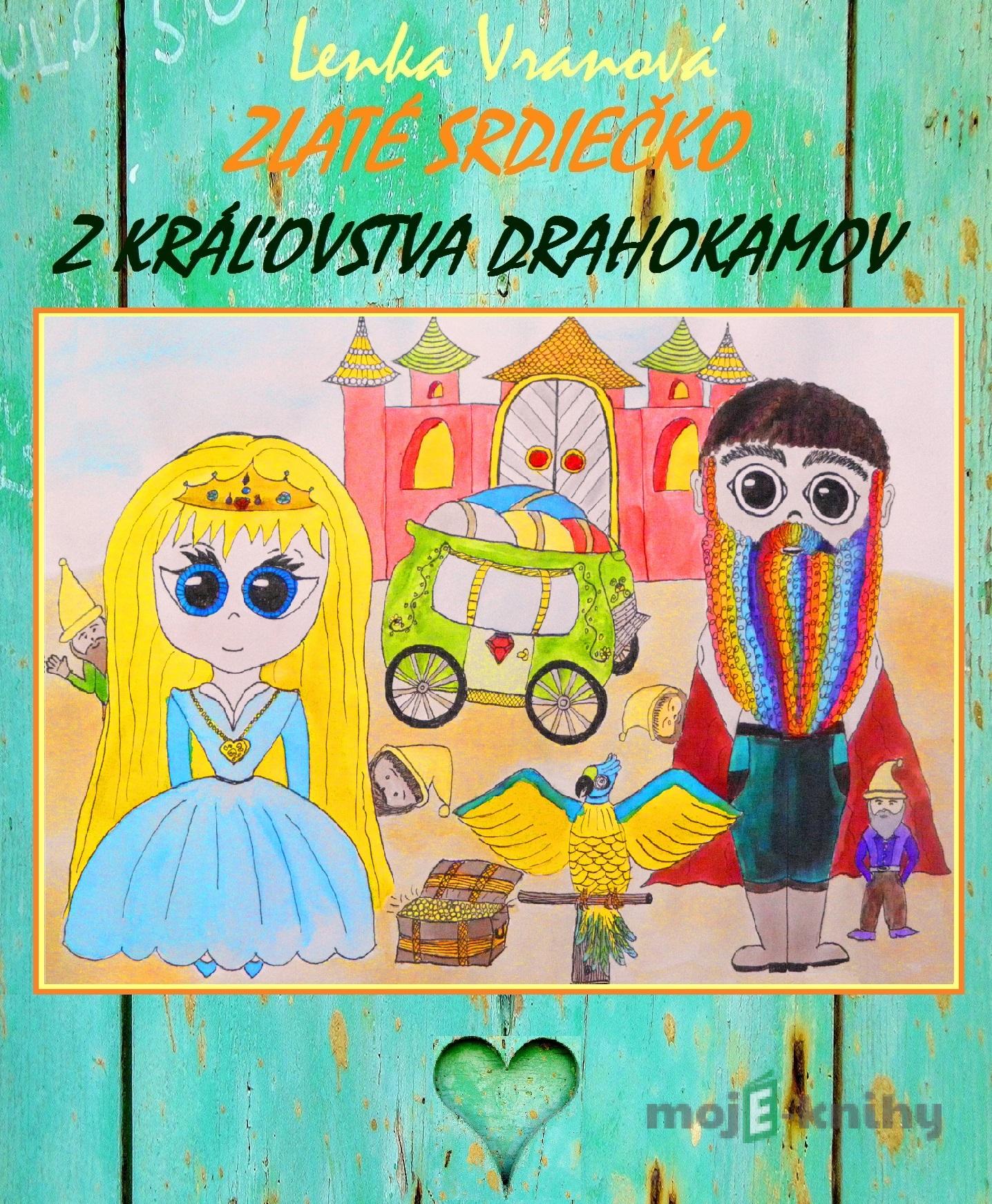 Zlaté srdiečko z Kráľovstva drahokamov - Lenka Vranová Zlaté srdiečko z Kráľovstva drahokamov - Lenka Vranová