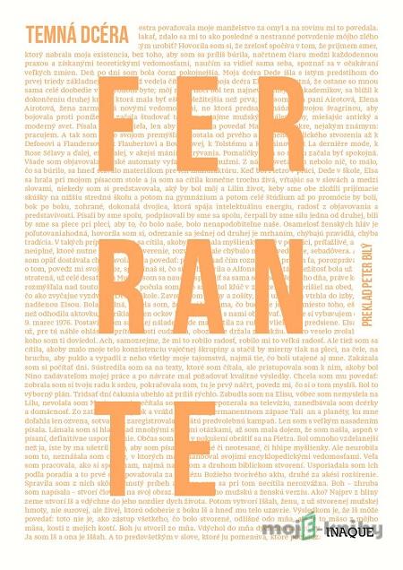 Temná dcéra - Elena Ferrante Temná dcéra - Elena Ferrante