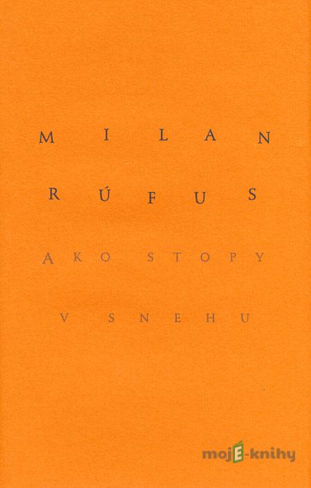 Ako stopy v snehu - Milan Rúfus Ako stopy v snehu - Milan Rúfus