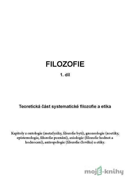 Filosofie - 1. díl - Jan Volf Filosofie - 1. díl - Jan Volf