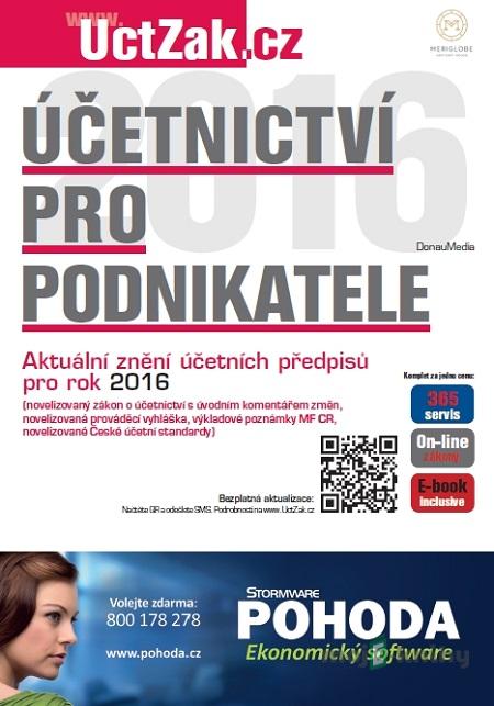 Účetnictví pro podnikatele 2016 - Kolektiv Účetnictví pro podnikatele 2016 - Kolektiv