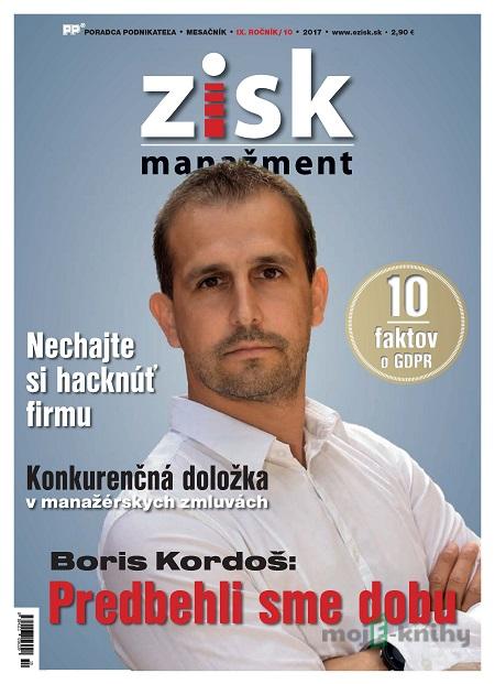 Zisk manažment, 10/2017 - Kolektív autorov Zisk manažment, 10/2017 - Kolektív autorov