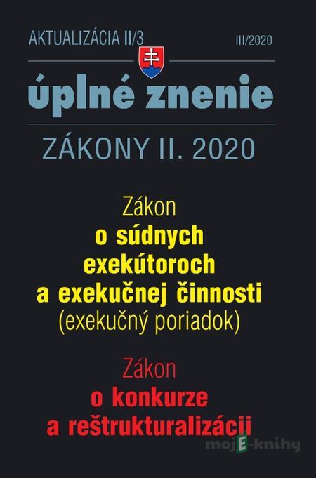 Aktualizácia II/3 - Exekučný poriadok, konkurz a reštrukturalizácia Aktualizácia II/3 - Exekučný poriadok, konkurz a reštrukturalizácia
