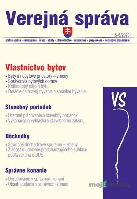 VS 5-6/2020 sk – Stavebné konanie a vlastníctvo bytov, Stavebné povolenie - postup - kolektív autorov VS 5-6/2020 sk – Stavebné konanie a vlastníctvo bytov, Stavebné povolenie - postup - kolektív autorov