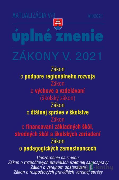 Aktualizácia 2021 V/3 - štátna služba Aktualizácia 2021 V/3 - štátna služba