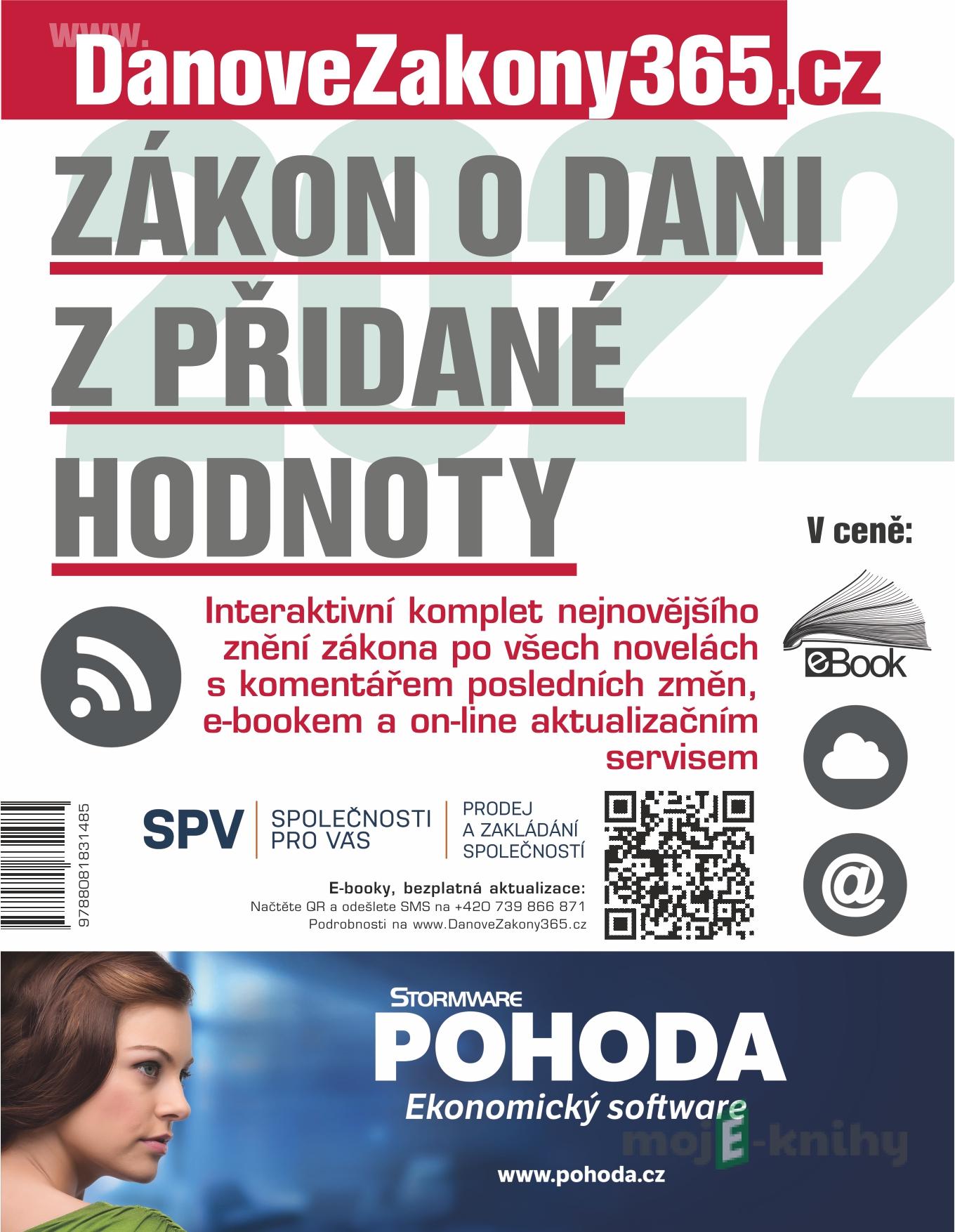 Daň z přidané hodnoty 2022 s komentářem změn - Kolektiv autorů Daň z přidané hodnoty 2022 s komentářem změn - Kolektiv autorů