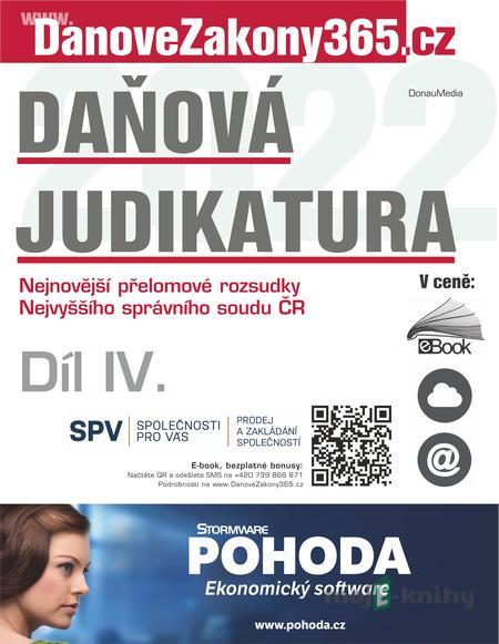 Daňová judikatura (IV.) - Kolektiv autorů Daňová judikatura (IV.) - Kolektiv autorů