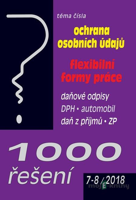 1000 riešení 7-8/2018 1000 riešení 7-8/2018