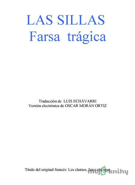 Las sillas - Eugene Ionesco Las sillas - Eugene Ionesco