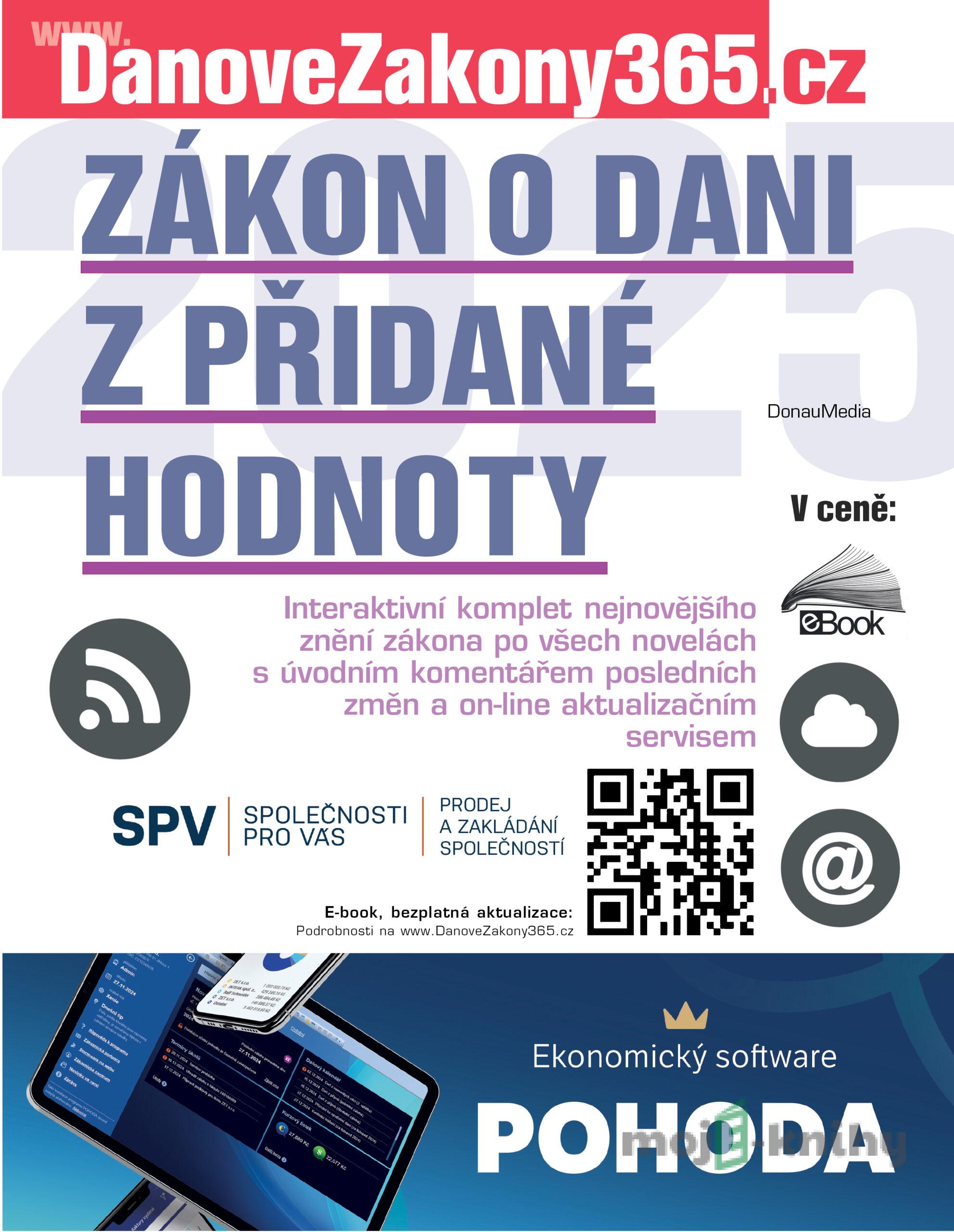 Zákon o dani z přidané hodnoty 2025 - Kolektiv autorů Zákon o dani z přidané hodnoty 2025 - Kolektiv autorů