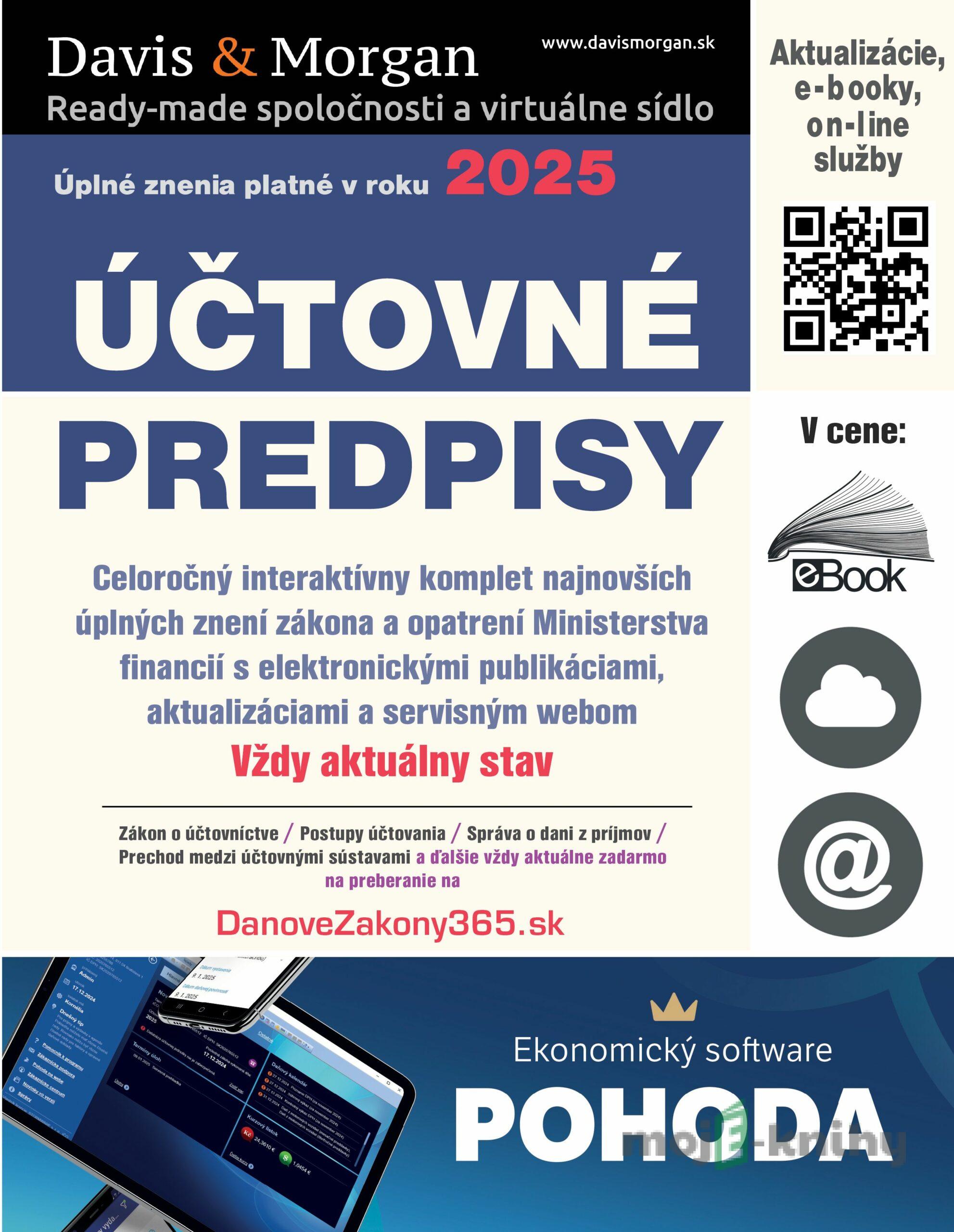Účtovné predpisy 2025 Účtovné predpisy 2025