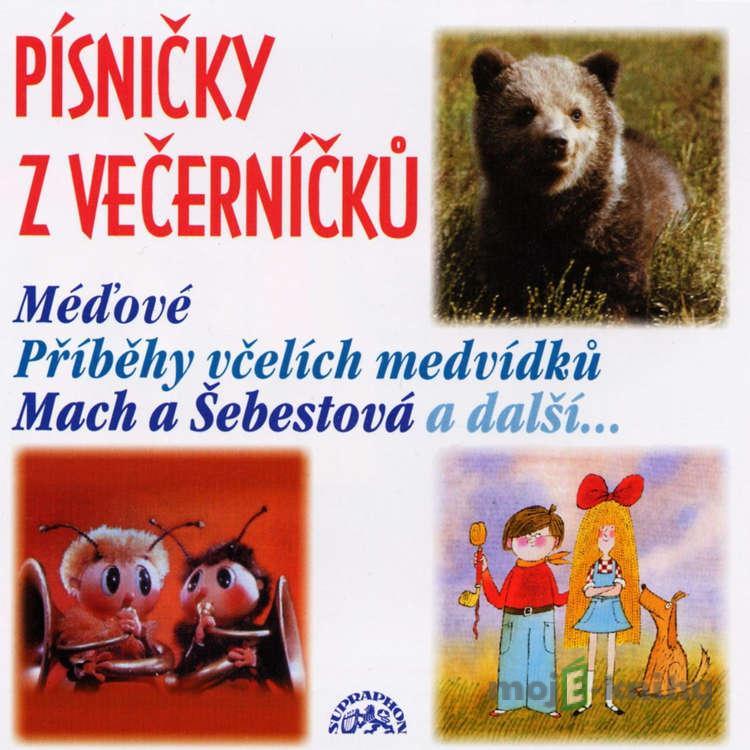 Písničky z Večerníčků - Včelí medvídci, Mach a Šebestová, Méďové atd. - Karel Černoch,Karel Štolba,Pavel Žák,Petr Skoumal,Zdeněk Svěrák,Jaroslav Celba,Ljuba Štíplová,Zdeněk Zdeněk,Marek Eben,Eduard Krečmar,Angelo Michajlov,Miloš Macourek,Luboš Fišer,Ferdinand Havlík,Vadim Petrov,Josef Menzel,Přemysl Haas,Jaroslav Samson Lenk Písničky z Večerníčků - Včelí medvídci, Mach a Šebestová, Méďové atd. - Karel Černoch,Karel Štolba,Pavel Žák,Petr Skoumal,Zdeněk Svěrák,Jaroslav Celba,Ljuba Štíplová,Zdeněk Zdeněk,Marek Eben,Eduard Krečmar,Angelo Michajlov,Miloš Macourek,Luboš Fišer,Ferdinand Havlík,Vadim Petrov,Josef Menzel,Přemysl Haas,Jaroslav Samson Lenk