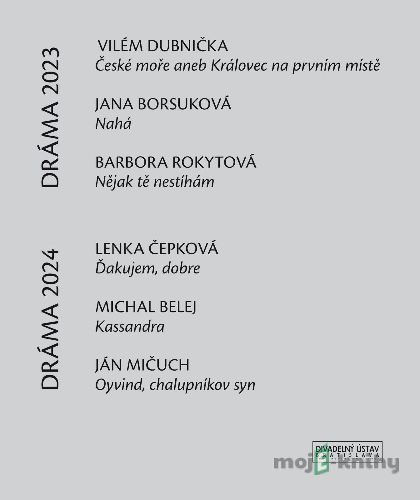DRÁMA 2023 - 2024 - Kolektív autorov DRÁMA 2023 - 2024 - Kolektív autorov